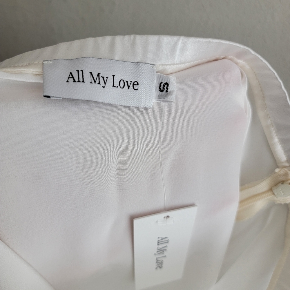 All My Love Madison Silk Skirt size S NWT - Picture 8 of 8